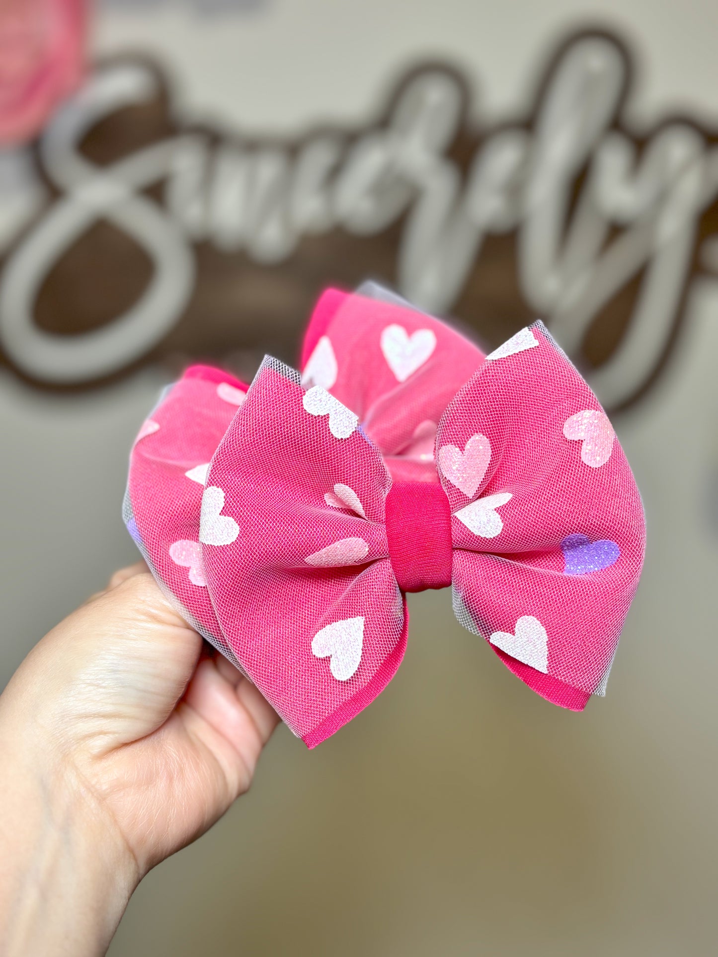 Hot pink Hearts set