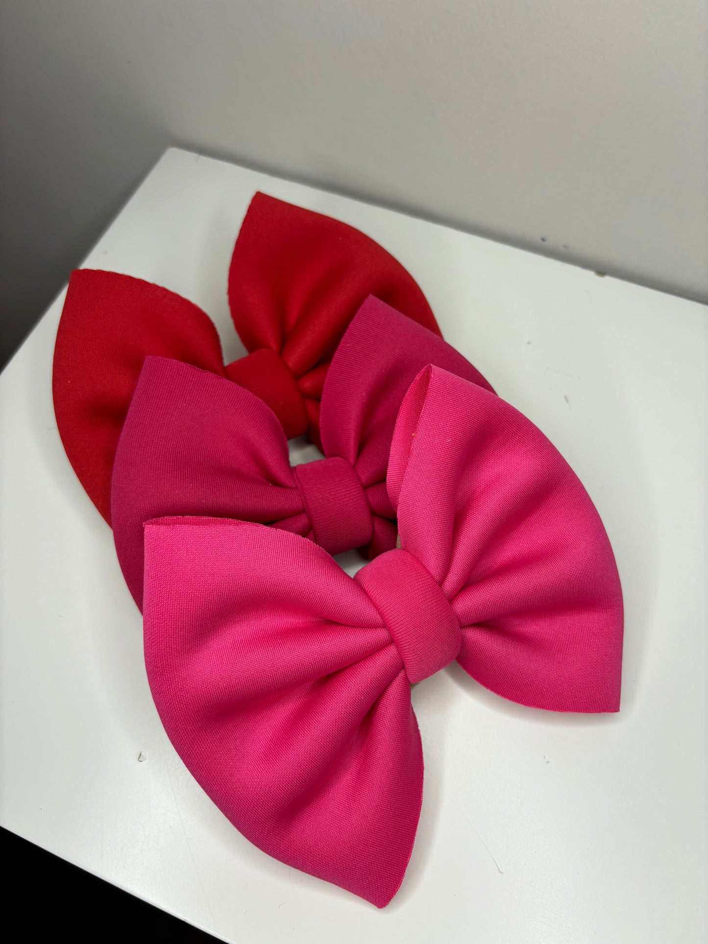 Red Puff Bow