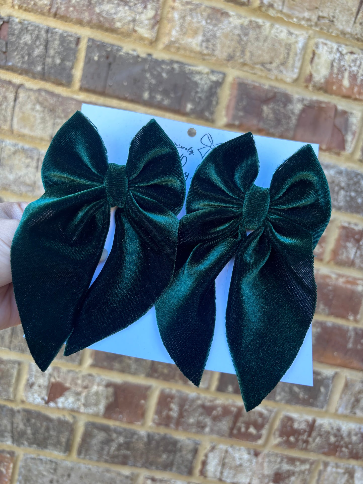 Christmas green velvet sailor set