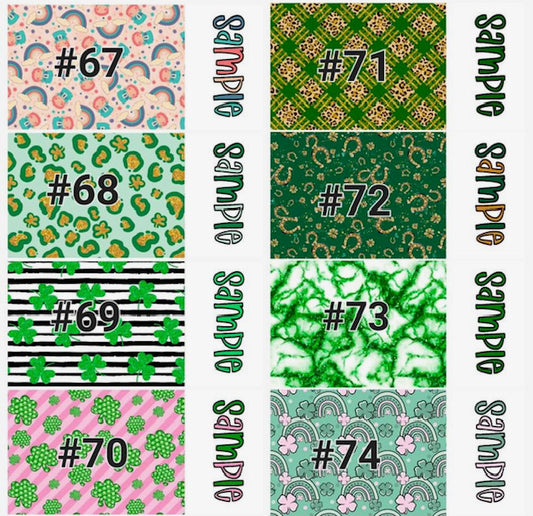 St. Patrick Personalized  Puff Bows